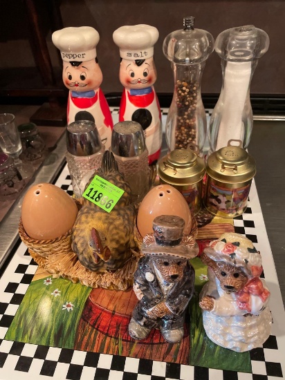 Salt and pepper shakers