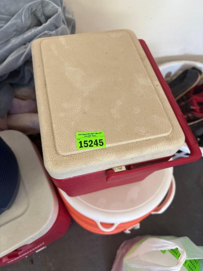 ice chest and water container