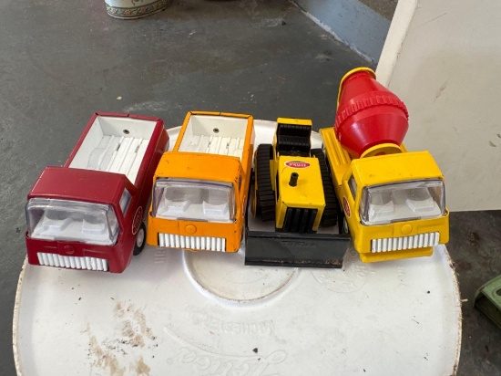 Vintage Tonka toy trucks