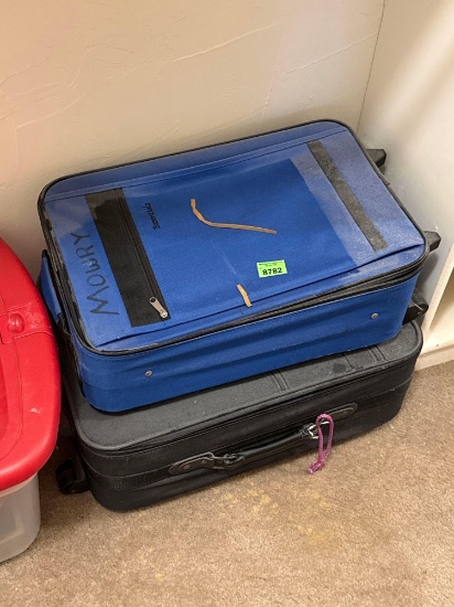2 suit cases