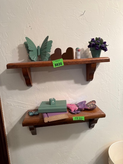 wall decor and butterflies