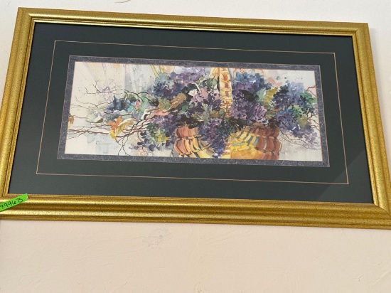 Wall decor picture, 19 x 31 inches