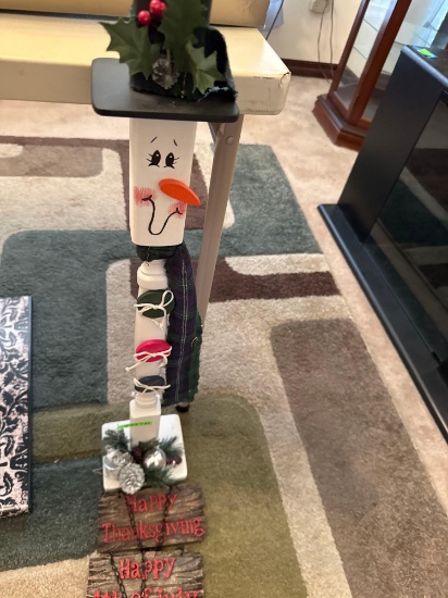 Home decor, snowman wall decor