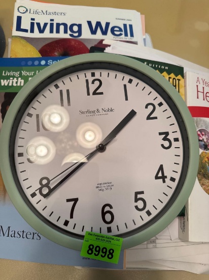 Clock, books, see photos for descriptions