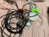 Candle melter, towel hanger and cords