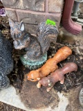 squirrel outdoor decor