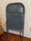 Metal folding chair
