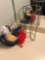 Toilet paper holder, scrubbie, 2 baskets