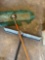 Dust mop and a shop broom