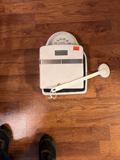 2 scales and back scrubber