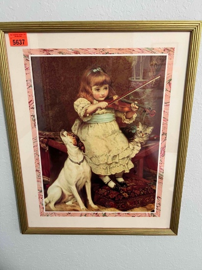 Framed picture Measurements in photo