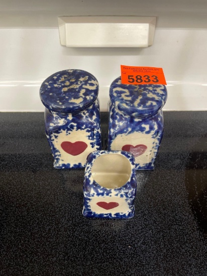 Salt and pepper shaker, tooth pick holder