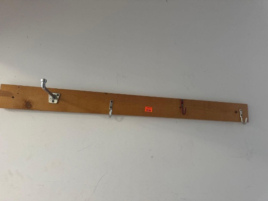 hooks on board for garage
