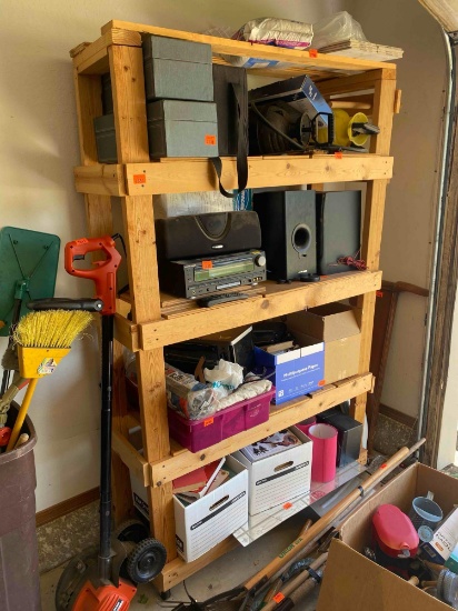 Shelves Contents not included Measurements in photos Buyer responsible loading and moving