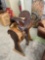 Working Ranch saddle - Early 1900's High back Note with saddle describing details of saddle
