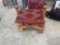 Handmade wood camel seat