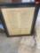 Framed wall decor