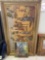 Gold colored framed wall art Measurements in Photo