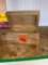 Small wooden box