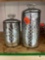 Silver glass containers