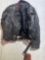 Leather riding jacket