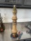 Rustic painted lamp No shade