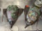 Stained glass wall lights