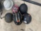 Several helmets