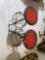 Rustic meteal stools