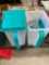 2 plastic containers with lids