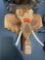 Wooden elephant head