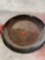 Brown decorative plate