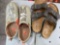 UIN cat slippers and Birkenstock sandals