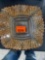 Amber glass tray