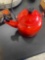 Red tea pot