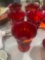 Fostoria Ruby Coin Glass Cups 5 times the money