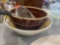 Bowl ceramic bowl, sifter, and yellow flower bowl