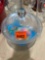 Candy jar and birthday candles