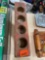 Wooden candle holder