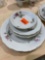 Decorative Vintage Japan Moss rose china