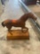 Metal horse decor