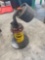 Homemade lamp made with shop/auto items