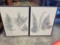 Framed flower art work