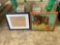 Framed horse picture, and picture frame
