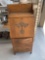 Petite tiger oak drop front desk
