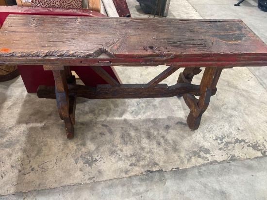 Rustic sofa table Must bring help to load