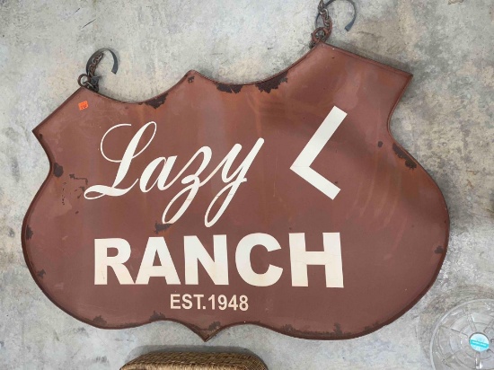 Lazy ranch sign