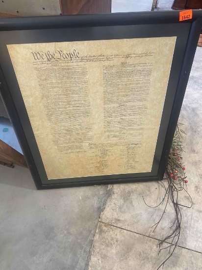 Framed wall decor