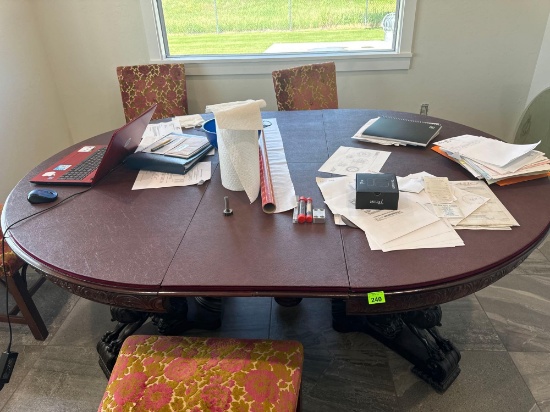 30x59x78 table contents are not included * BUYER TO DISASSEMBLE AND LOAD*