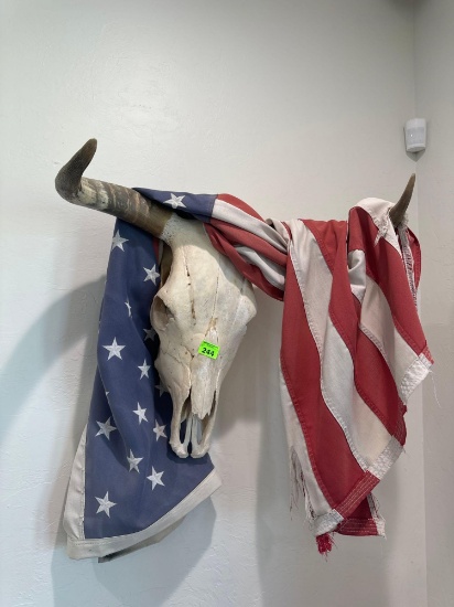 Cow head flag not included. 23x18